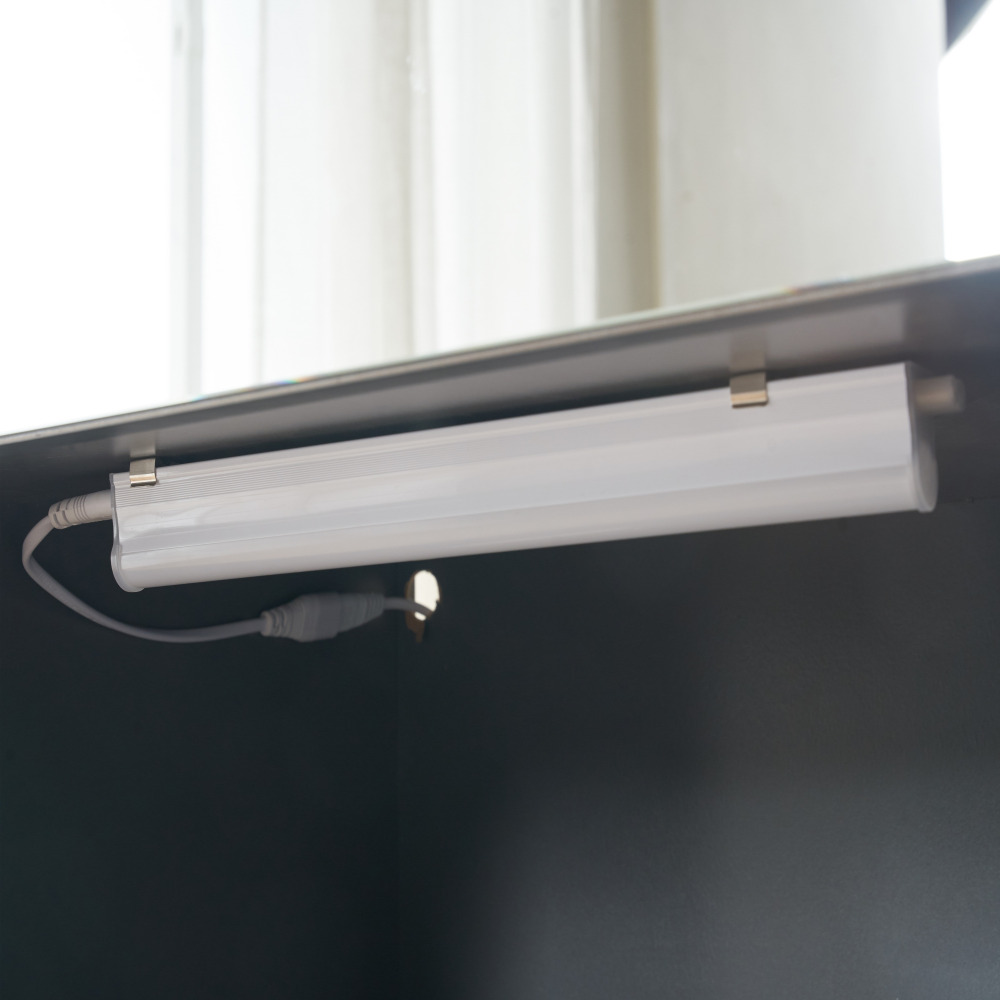 몰리 수납 화장대서랍장 틈새화장대 led 서랍형 3단서랍 콘센트 600 화이트