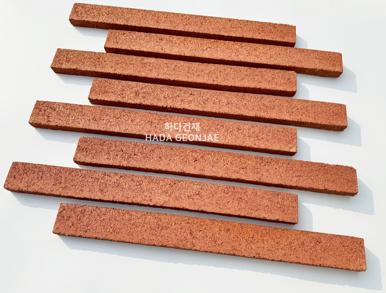 디자인 모노타일 500x50x20T 매직레드 / 하다건재 와이드벽돌 롱브릭타일