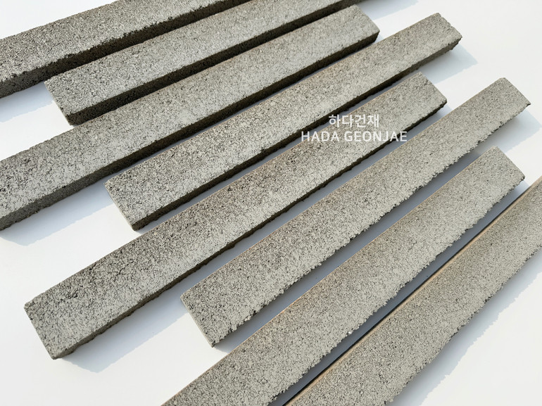 디자인 모노타일 500x50x20T 베이비블랙 / 하다건재 롱브릭타일
