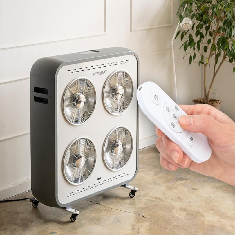 산업용 공장전기난로 대형전기히터 4구 하이라이트히터