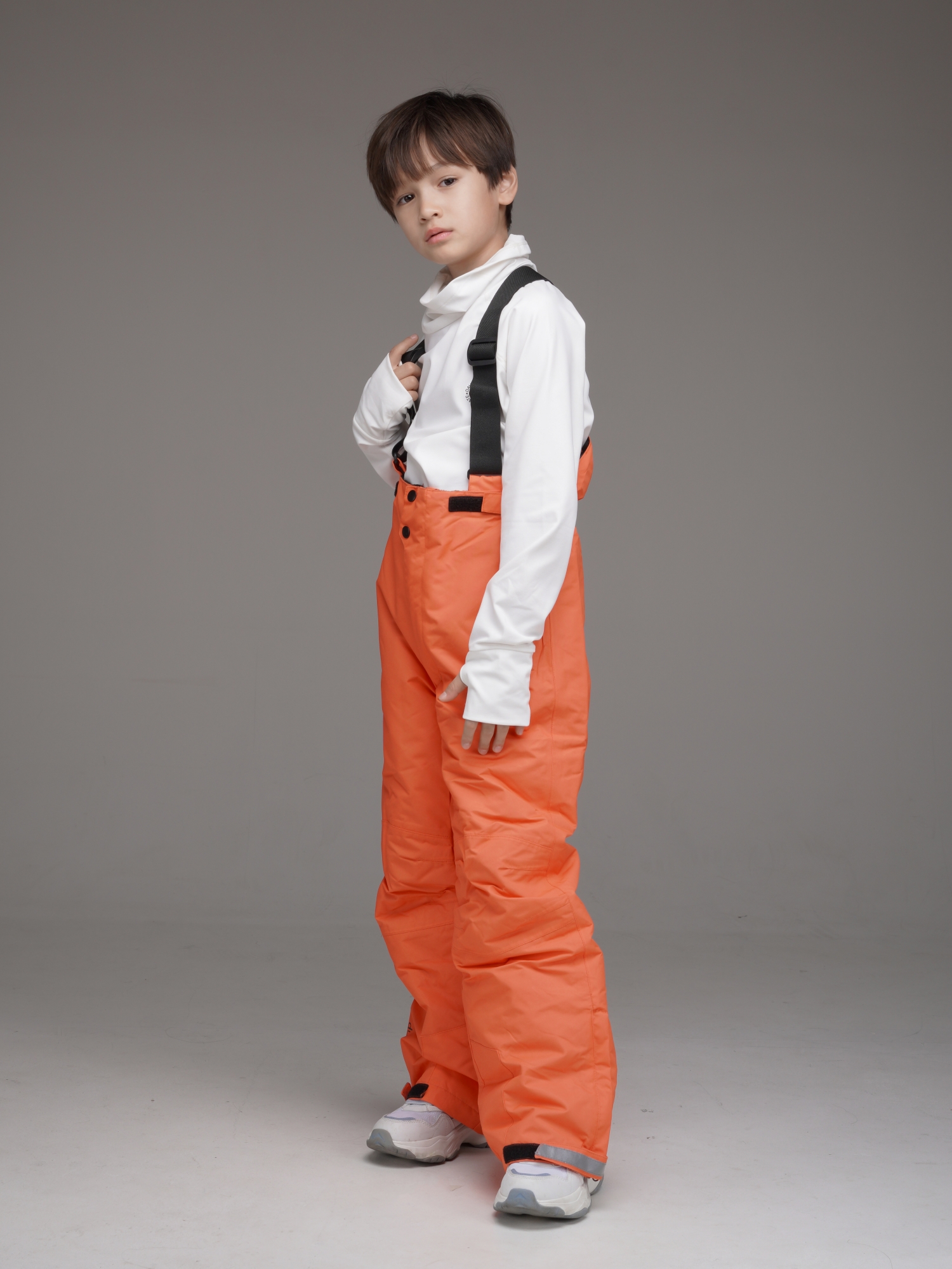 데이빗앤케이트 주니어 아동 여아 남아 초등학생 스키바지 ORANGE - 상세 이미지 2