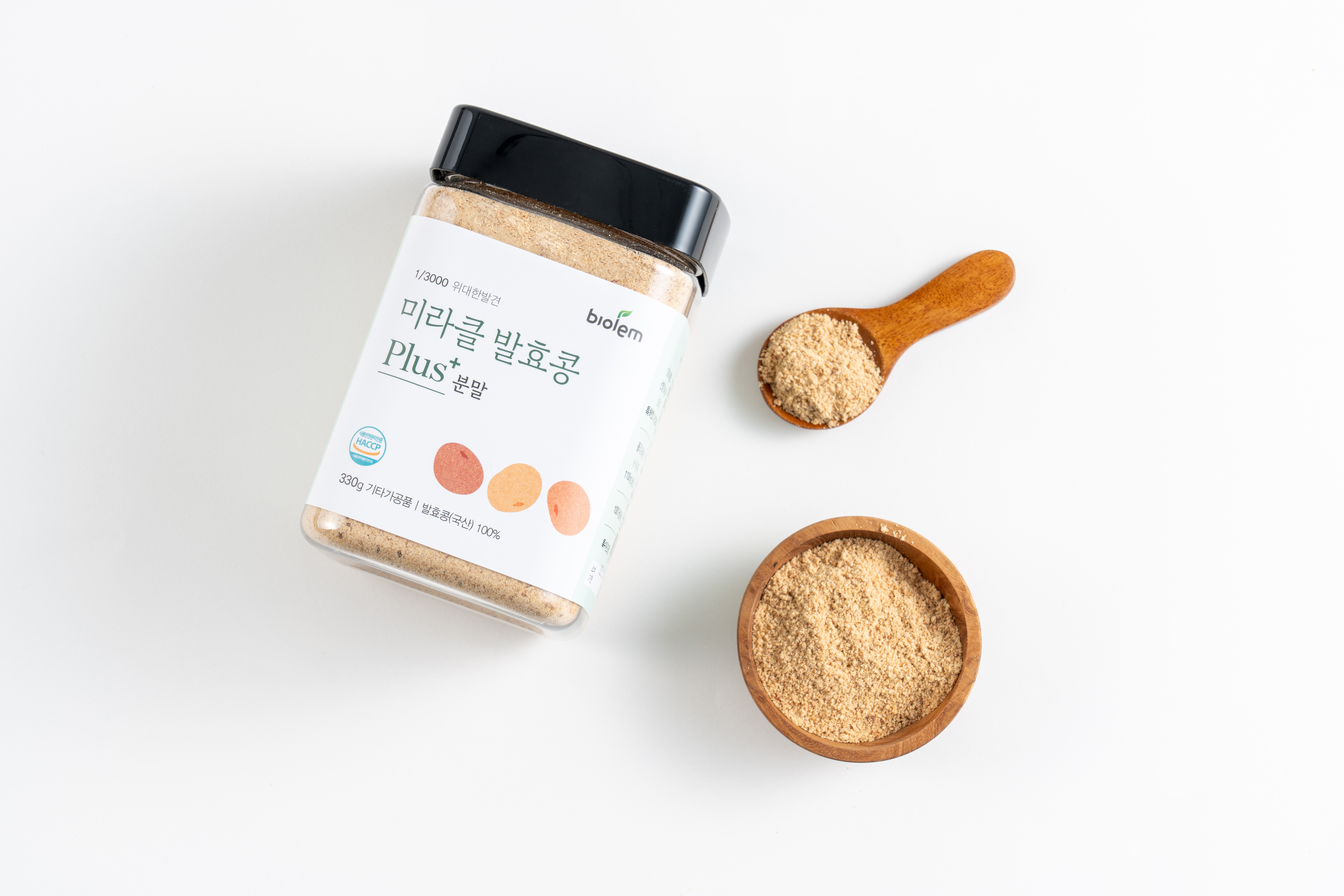 100%국산 청국장가루 분말 특허균주 미라클발효콩 330g, 1개 - 상세 이미지 4
