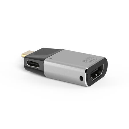 넥스트유 1442CHPD-4K60 C타입 to HDMI 2.0 미러링 젠더 / PD 충전 / 스마트폰 노트북 모니터 TV 연결 OTT