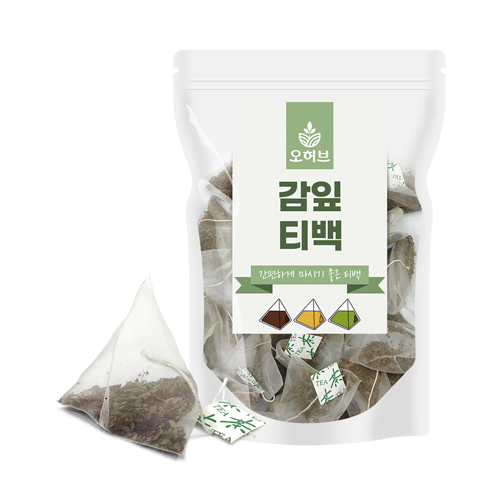 감잎차 티백차 100개 전통차 물대신차 - 메인 이미지