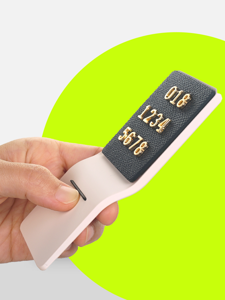 훠링 주차번호판 비스포크 가죽 자동차 전화번호판 안심번호 차량용 새차선물 블랙