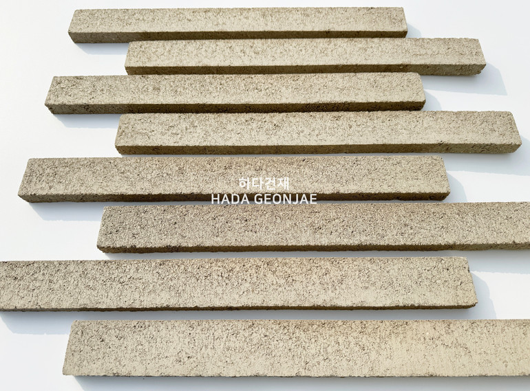 디자인 모노타일 500x50x20T 베이비브라운 / 하다건재 와이드벽돌 롱브릭타일