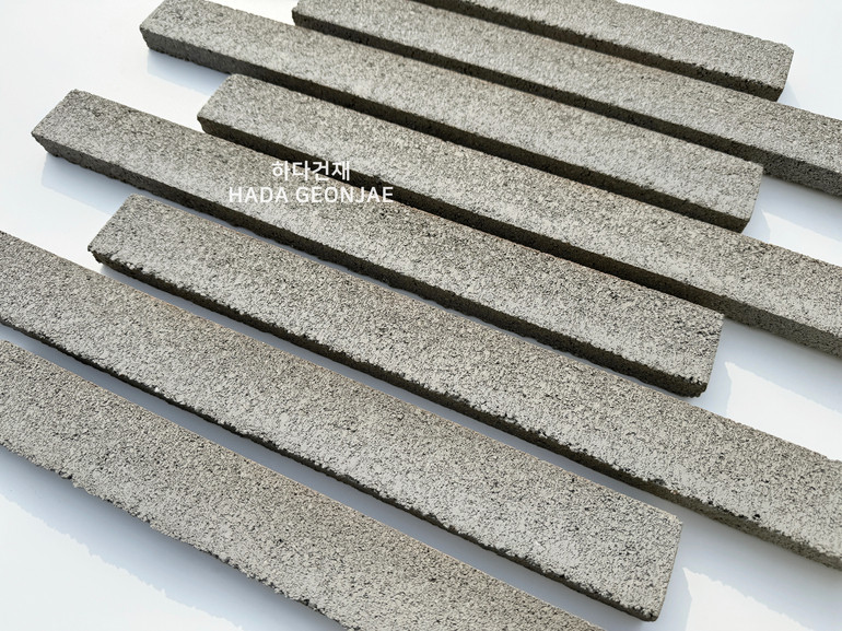 디자인 모노타일 500x50x20T 베이비블랙 / 하다건재 롱브릭타일
