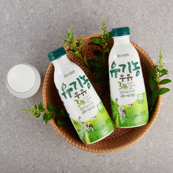파스퇴르 유기농우유 750ml 3개 돌아기우유