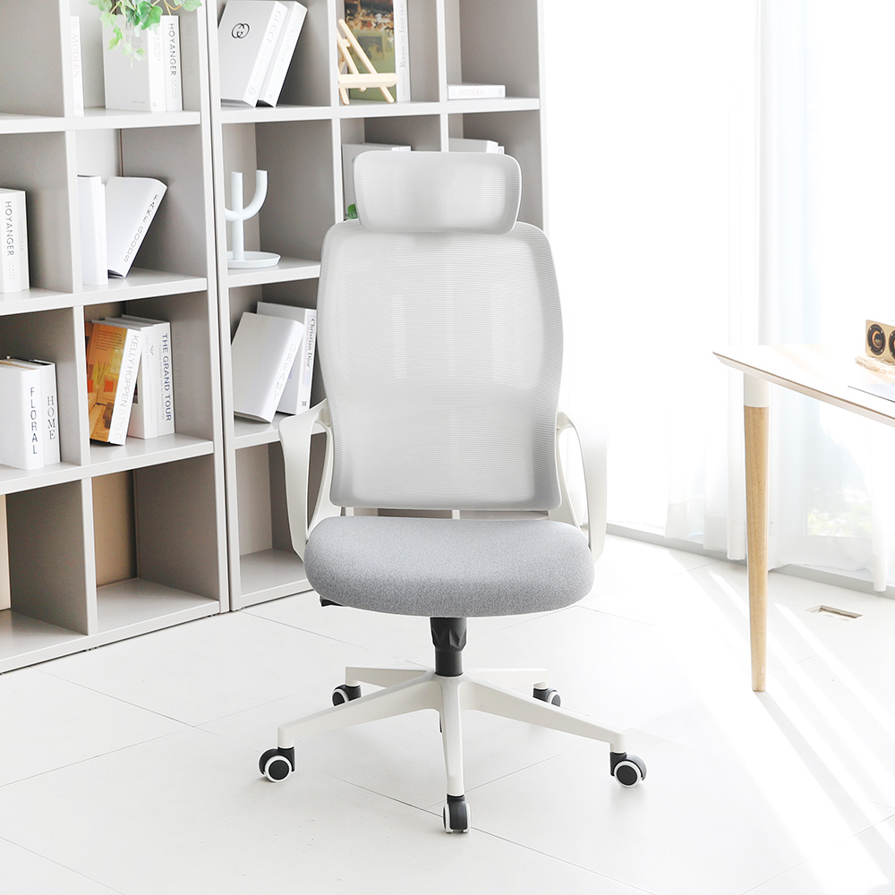 린백 허리에 좋은 편한 사무실 컴퓨터 책상 의자 메쉬 LB852H