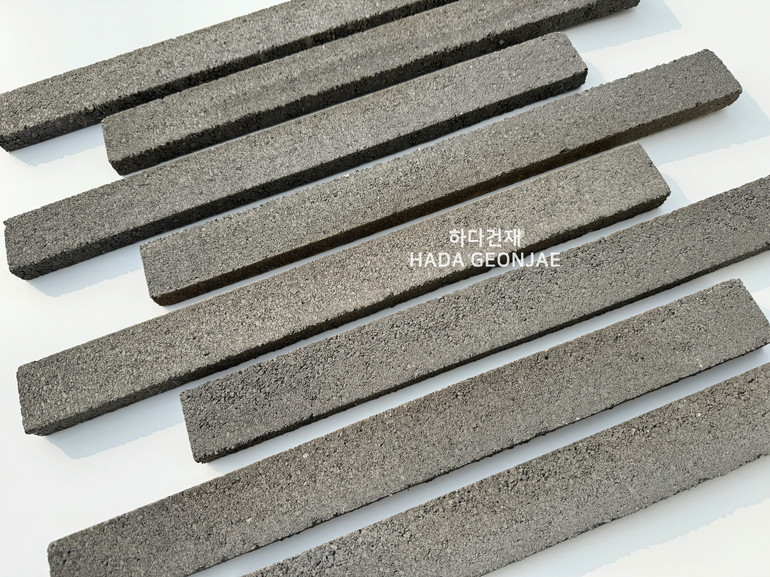 디자인 모노타일 500x50x20T 매직블랙 / 하다건재 와이드벽돌 롱브릭타일