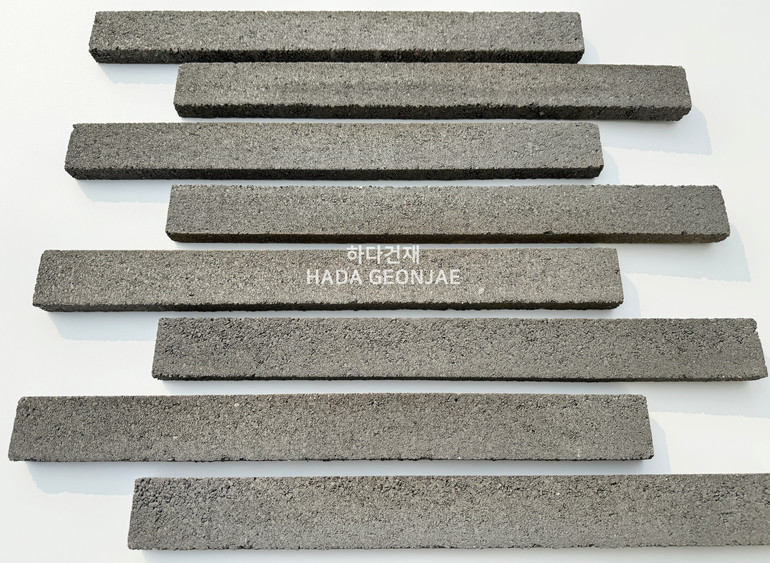 디자인 모노타일 500x50x20T 매직블랙 / 하다건재 와이드벽돌 롱브릭타일