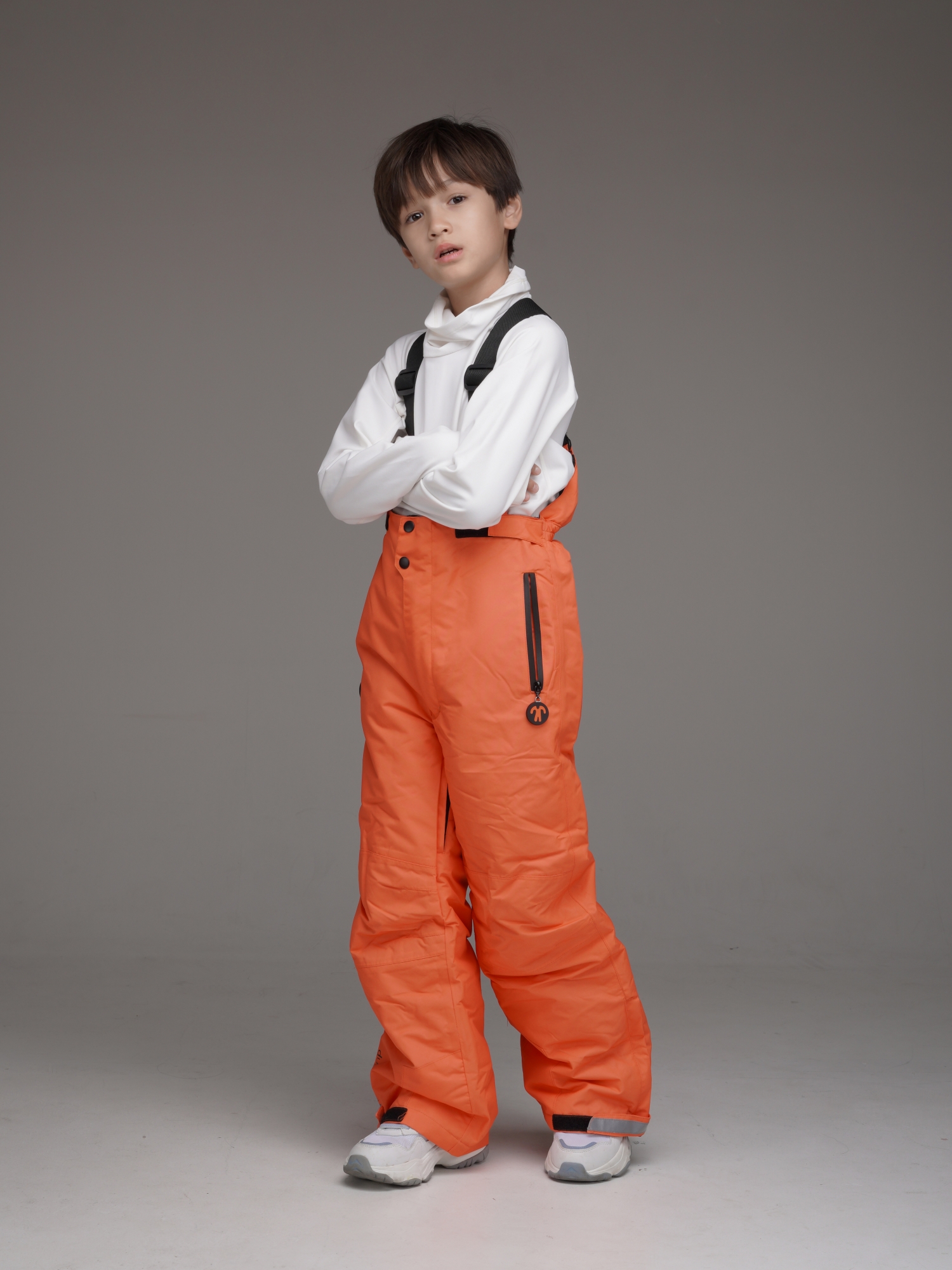 데이빗앤케이트 주니어 아동 여아 남아 초등학생 스키바지 ORANGE 이미지 6