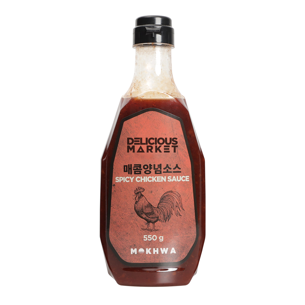 딜리셔스마켓 매콤양념소스 550g 양념치킨 매운맛 떡꼬치소스