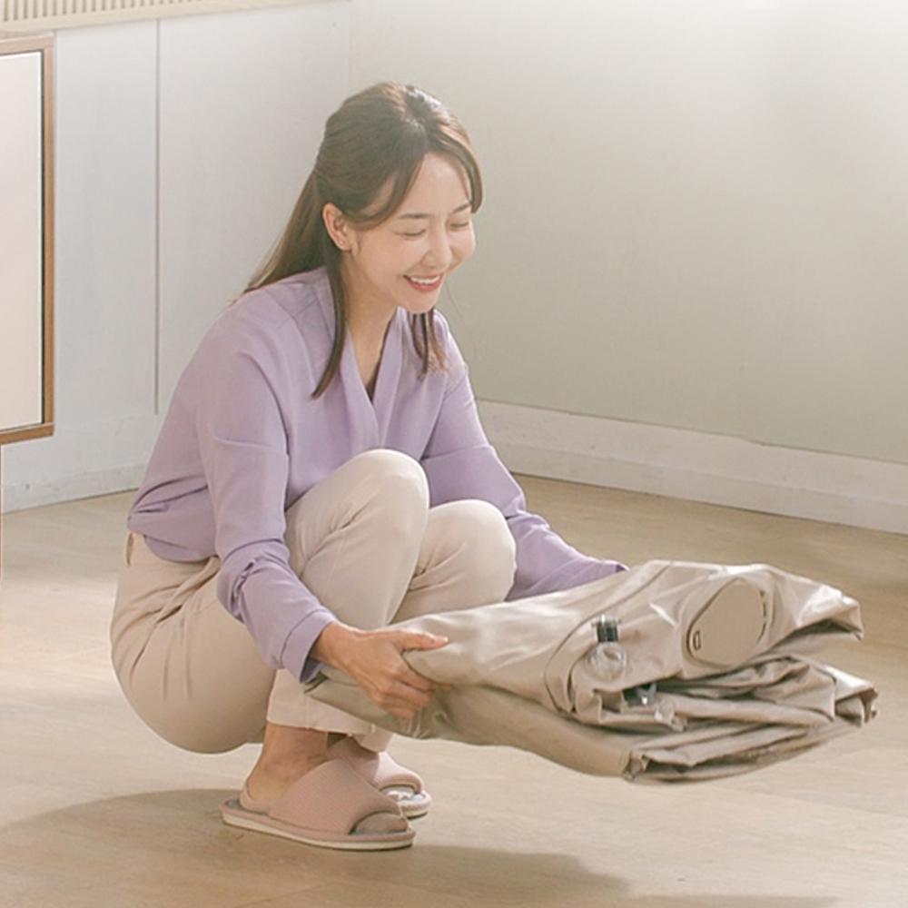 엑스킹 자동 에어쇼파 간이 소파 침대 캠핑용 아웃도어 공기 의자 자동펌프