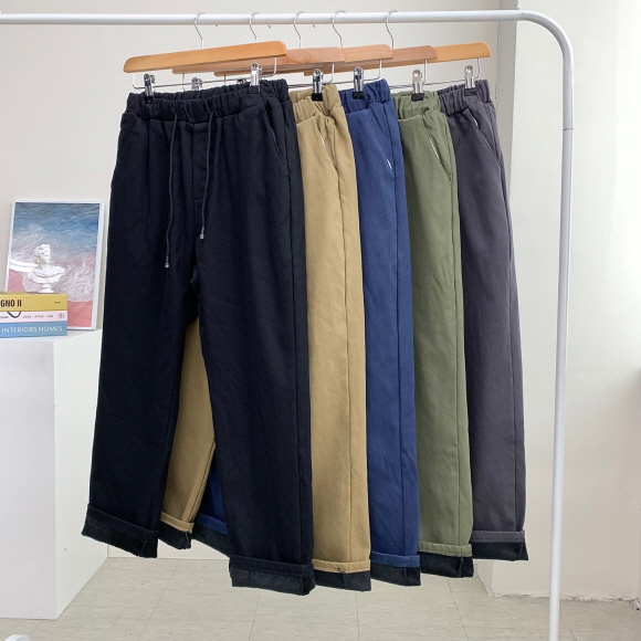 1+1 남자기모면바지 남성기모안감바지 - 상품 이미지