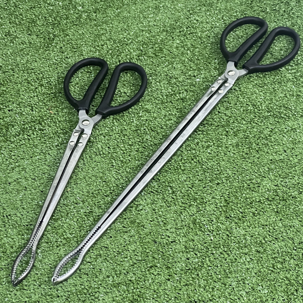 캠핑 숯집게 바베큐 화로 장작집게 소형 38cm 이미지 8