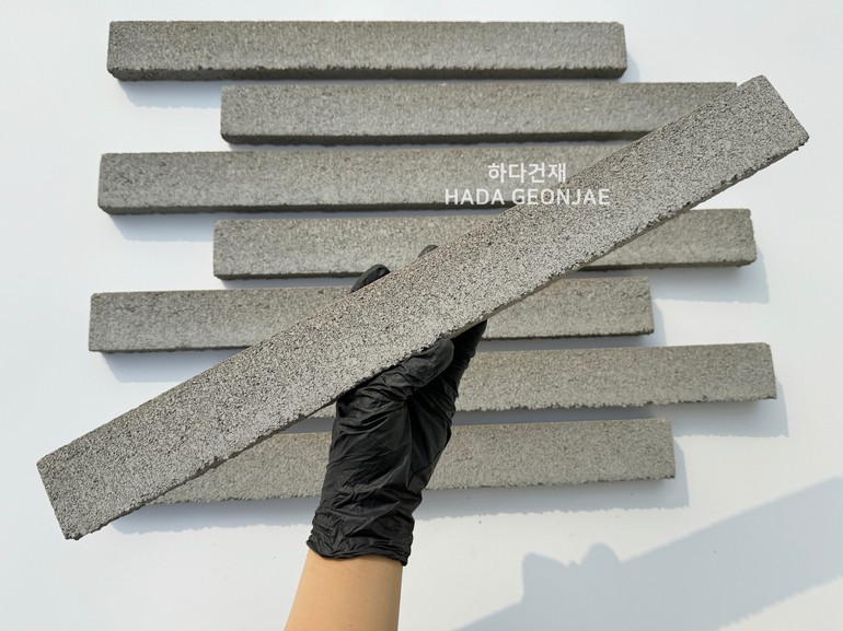 디자인 모노타일 500x50x20T 베이비블랙 / 하다건재 롱브릭타일