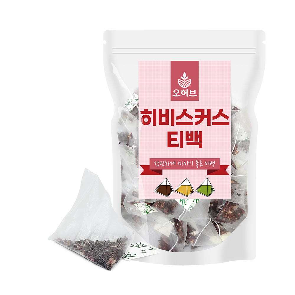 히비스커스 히비스커스잎차 티백 100개 히비스커스티 허브차 허브티 - 메인 이미지