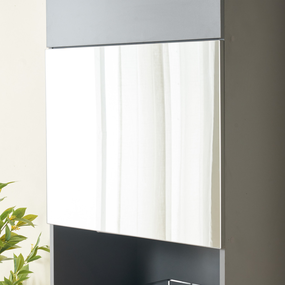 몰리 수납 화장대서랍장 틈새화장대 led 서랍형 3단서랍 콘센트 600 화이트