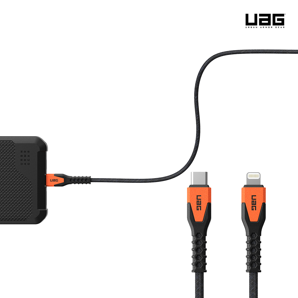 UAG 케블라 C to 라이트닝 30W 1.5m 고속충전 케이블 - 상세 이미지 4