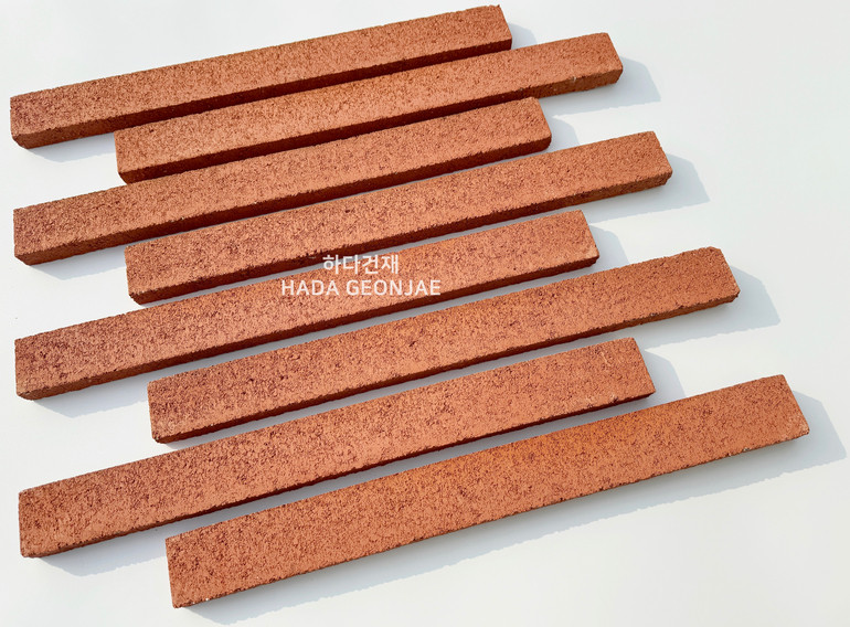 디자인 모노타일 500x50x20T 매직레드 / 하다건재 와이드벽돌 롱브릭타일