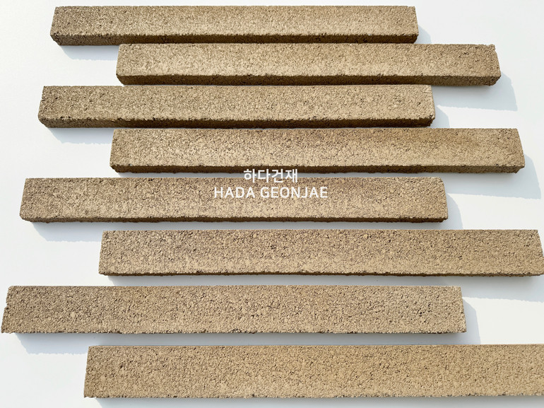 디자인 모노타일 500x50x20T 매직브라운 / 하다건재 와이드벽돌 롱브릭타일