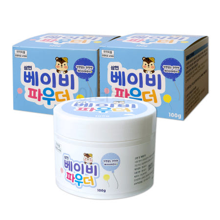 삼현 베이비파우더 100g x 3개