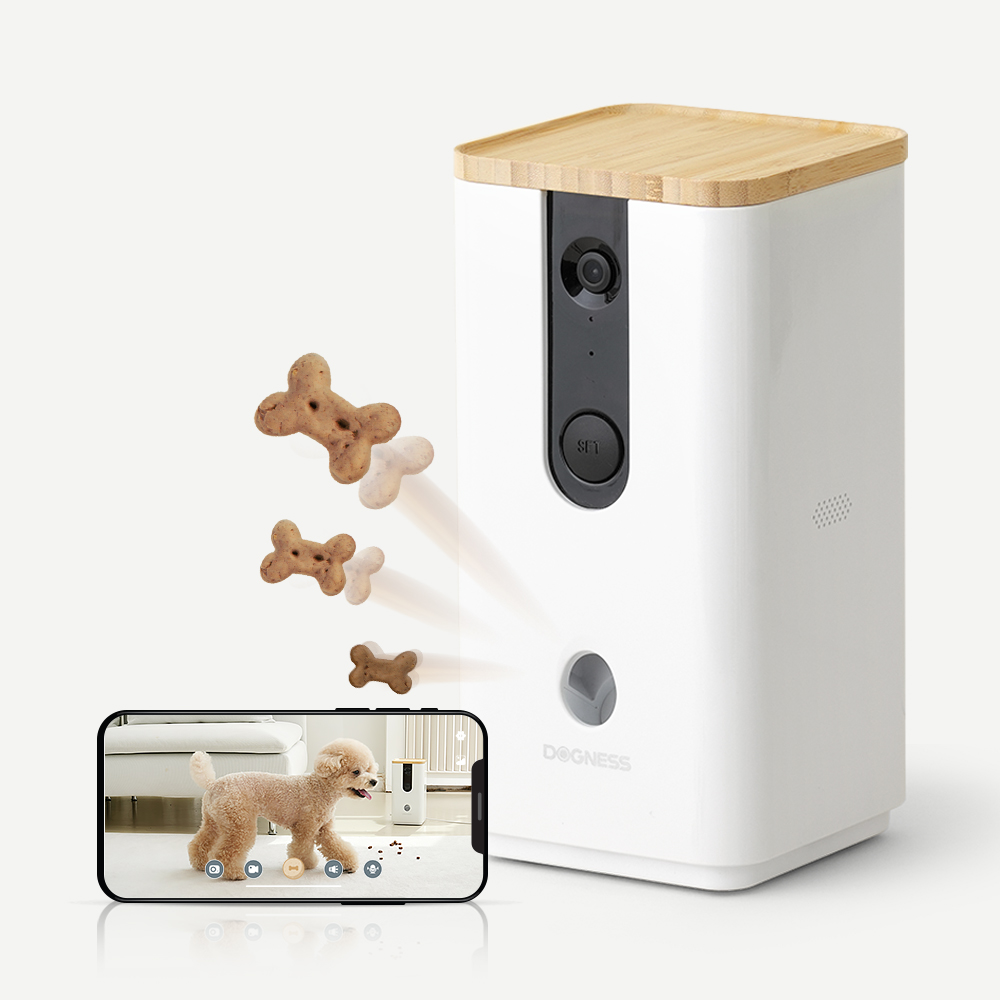 펫쭈 강아지 고양이 장난감 간식 발사기 급식기 카메라 T03