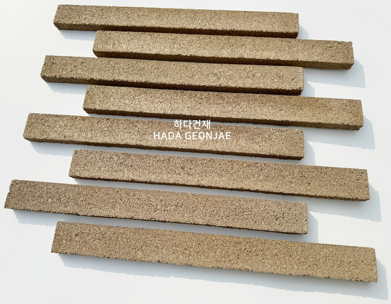 디자인 모노타일 500x50x20T 매직브라운 / 하다건재 와이드벽돌 롱브릭타일