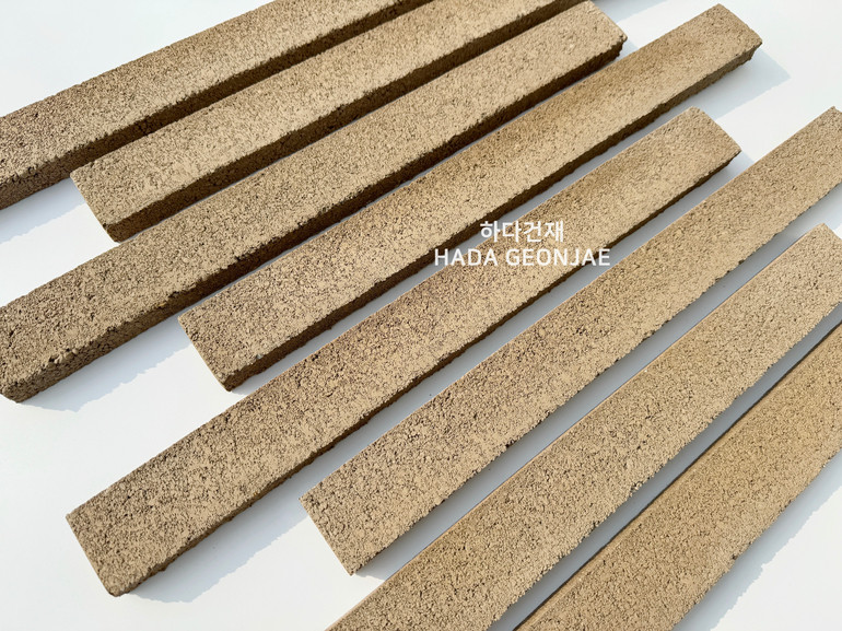 디자인 모노타일 500x50x20T 매직브라운 / 하다건재 와이드벽돌 롱브릭타일