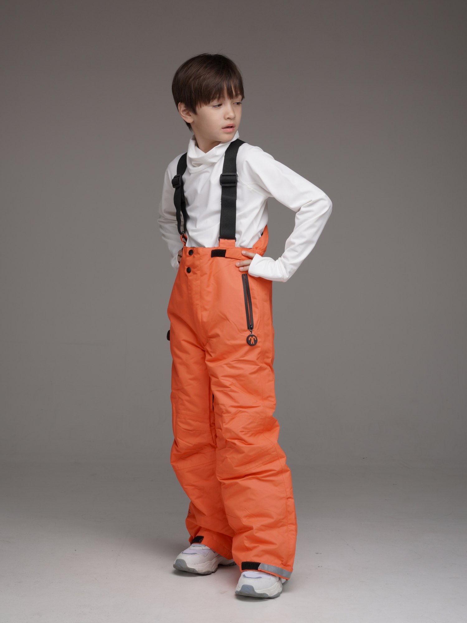 데이빗앤케이트 주니어 아동 여아 남아 초등학생 스키바지 ORANGE 이미지 7