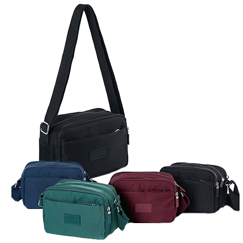 가벼운 나일론 천크로스백 휴대폰 여권가방 여행용크로스백 (1257)