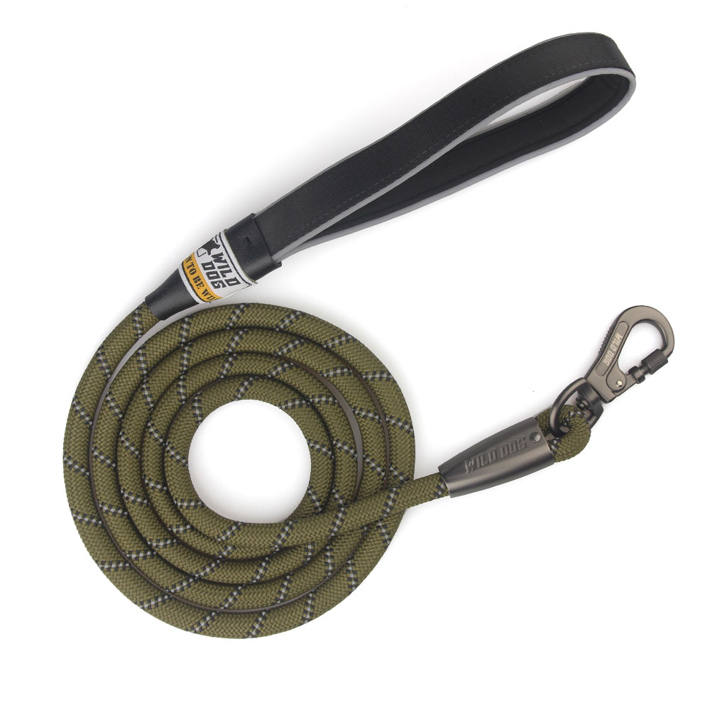 와일드독 로프 강아지리드줄 소형견 대형견 블루그린 S 이미지 4