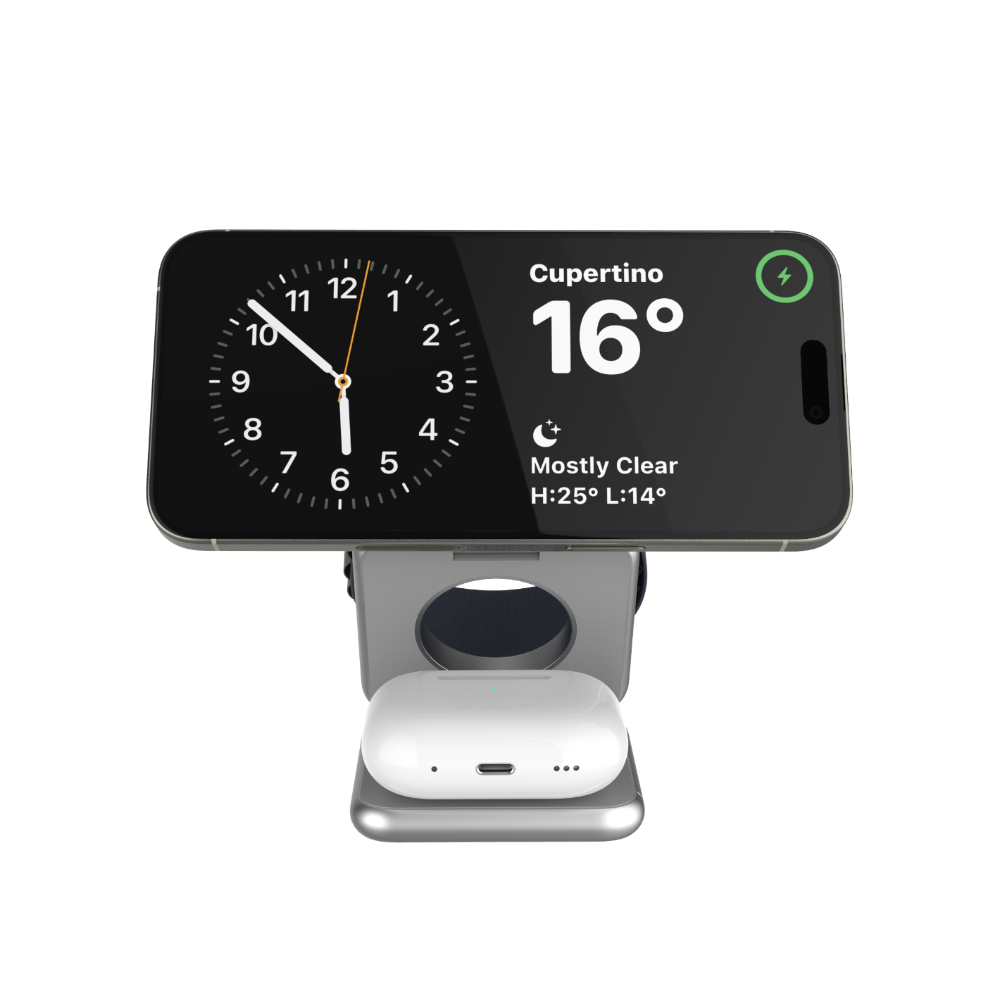 니케 맥세이프 충전기 3in1 무선충전기 아이폰 애플워치 에어팟 Squarewon