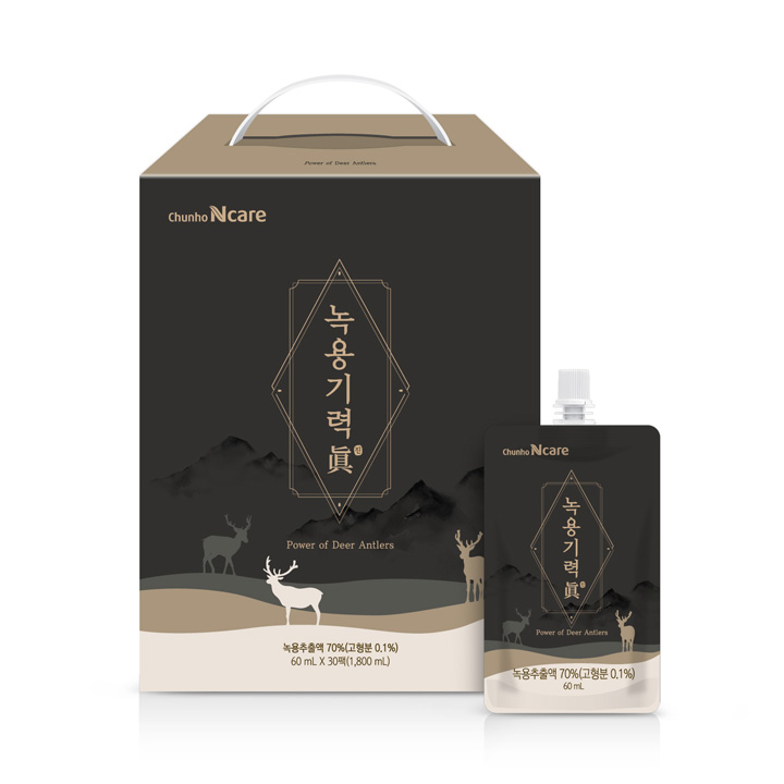 천호엔케어 뉴질랜드 녹용전지 배합 녹용기력진 60ml X 30개입 - 상세 이미지 2