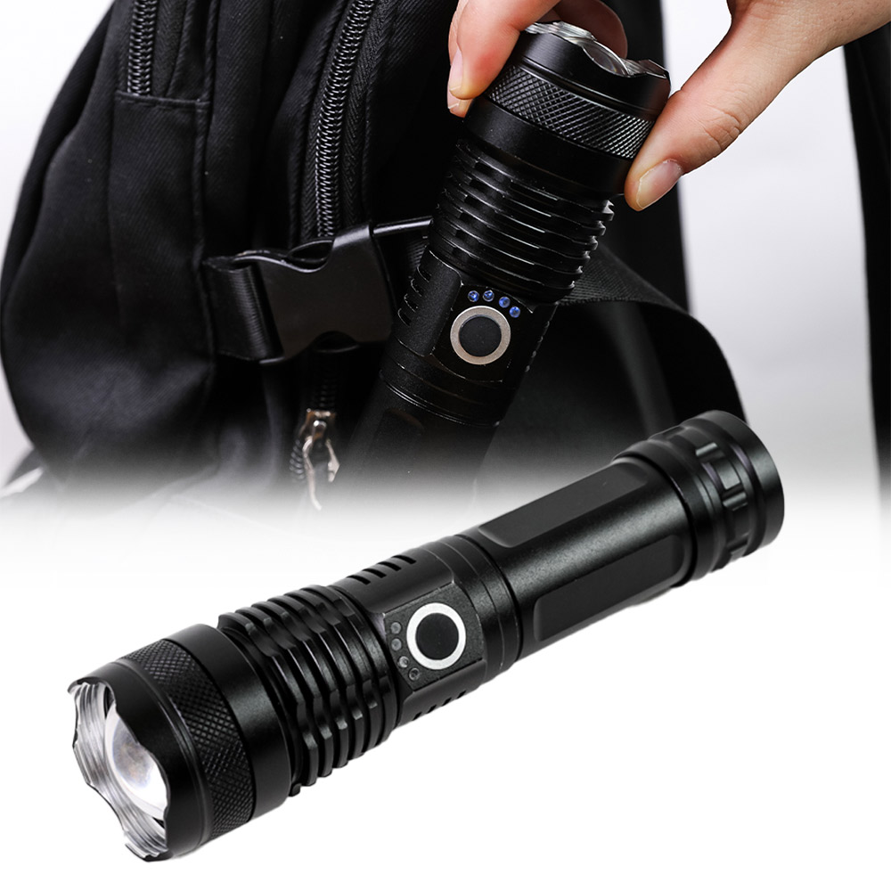 엑스킹 충전형 LED 랜턴 캠핑 낚시 등산 자전거 자동차 휴대용 USB 충전 원터치 손전등 랜턴 렌턴 - 상세 이미지 3