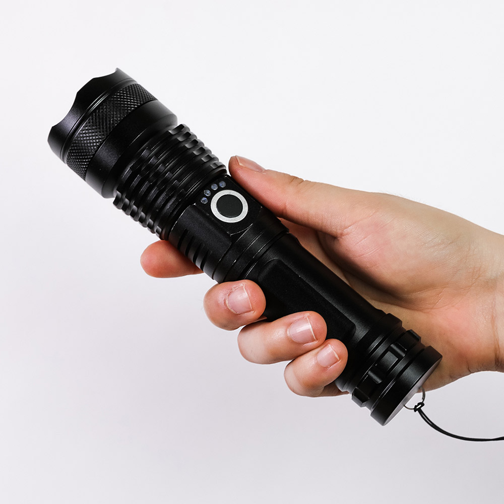 엑스킹 충전형 LED 랜턴 캠핑 낚시 등산 자전거 자동차 휴대용 USB 충전 원터치 손전등 랜턴 렌턴 - 상세 이미지 2
