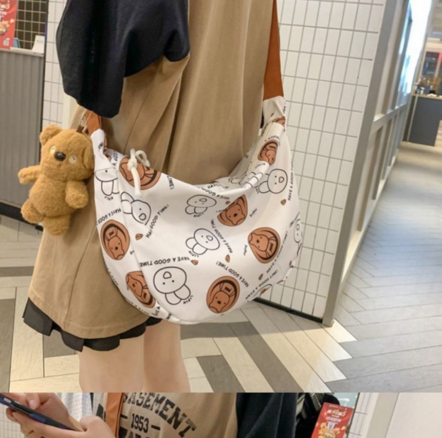 슬림한 귀여운 크로스백 경량 캐주얼 데일리 가방 슬링백 여행 패션 코디 이미지 3