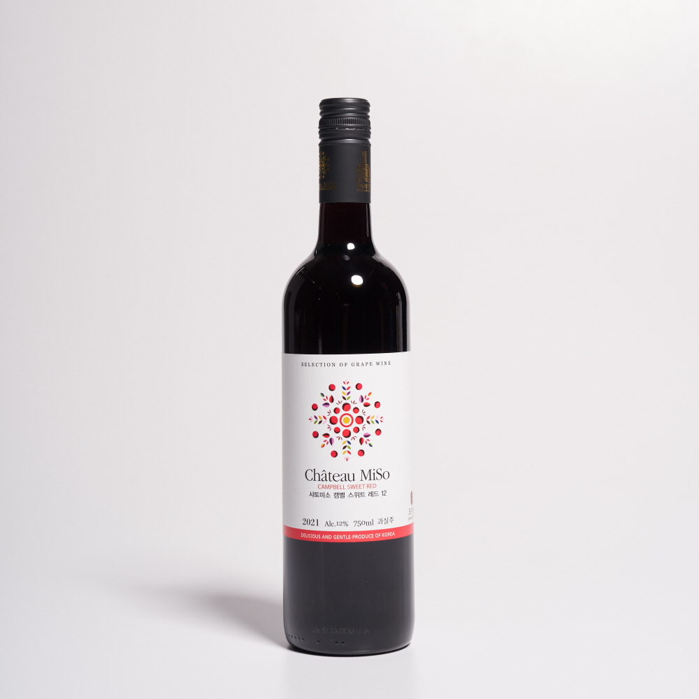 샤토미소 레드 스위트 와인 12도 750ml 도란원 산머루 캠벨 (케이스 포함) - 상세 이미지 3