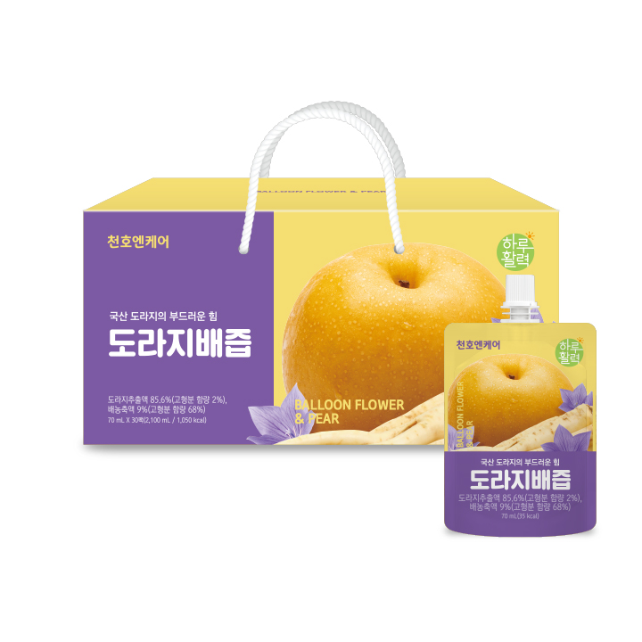 천호엔케어 100% 국산 도라지 약도라지 도라지배즙 70ml X 30개입 - 상세 이미지 3