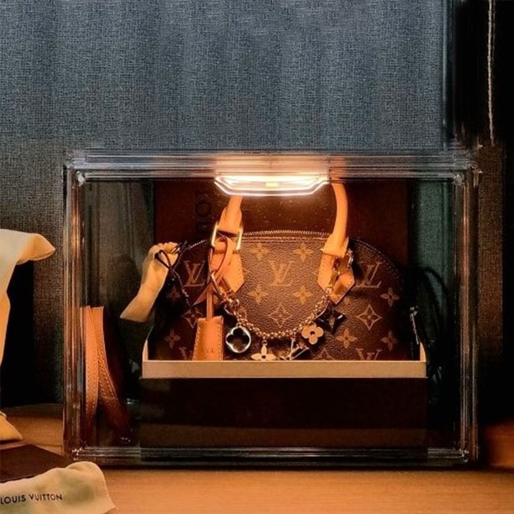 LED 명품 가방 보관함 정리함 투명 핸드백 쇼케이스 대형