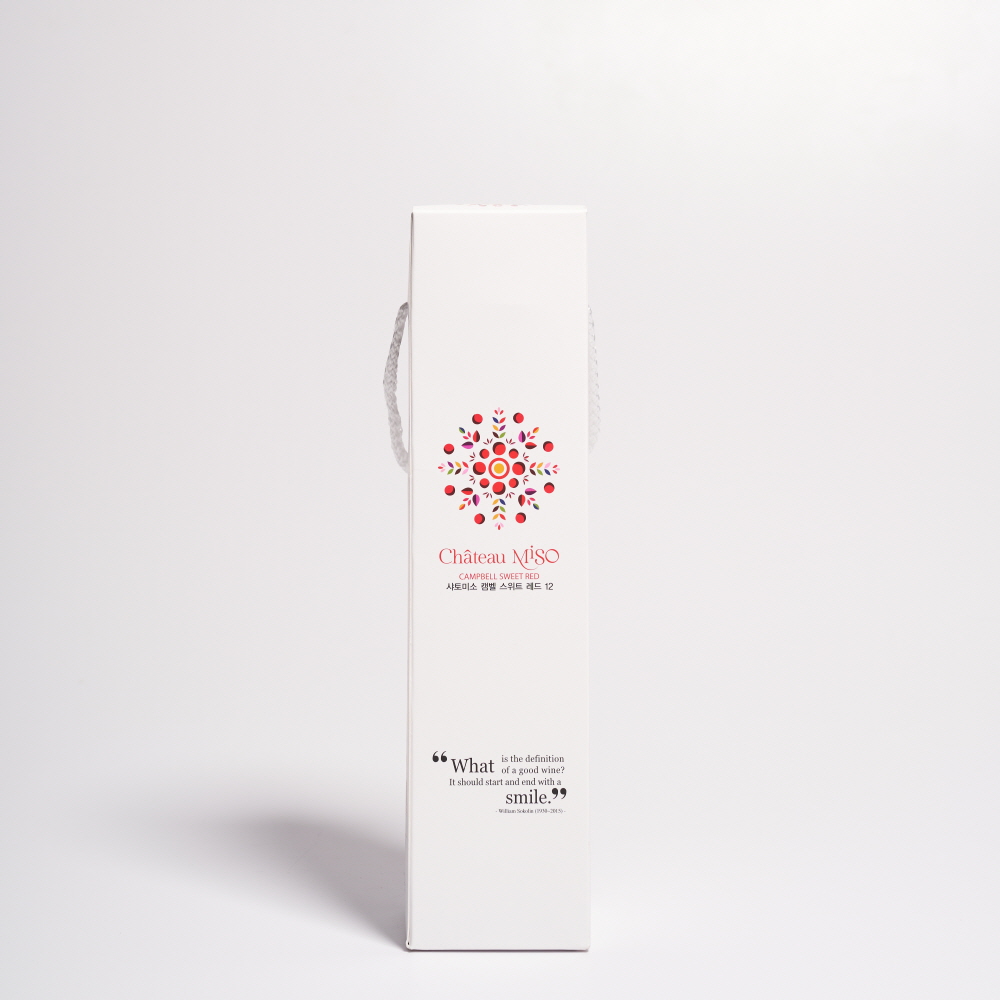 샤토미소 레드 스위트 와인 12도 750ml 도란원 산머루 캠벨 (케이스 포함) - 상세 이미지 4