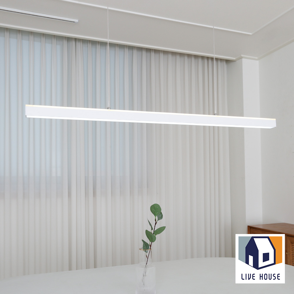 식탁조명 펜던트 LED 일자 주방 식탁등 투라인