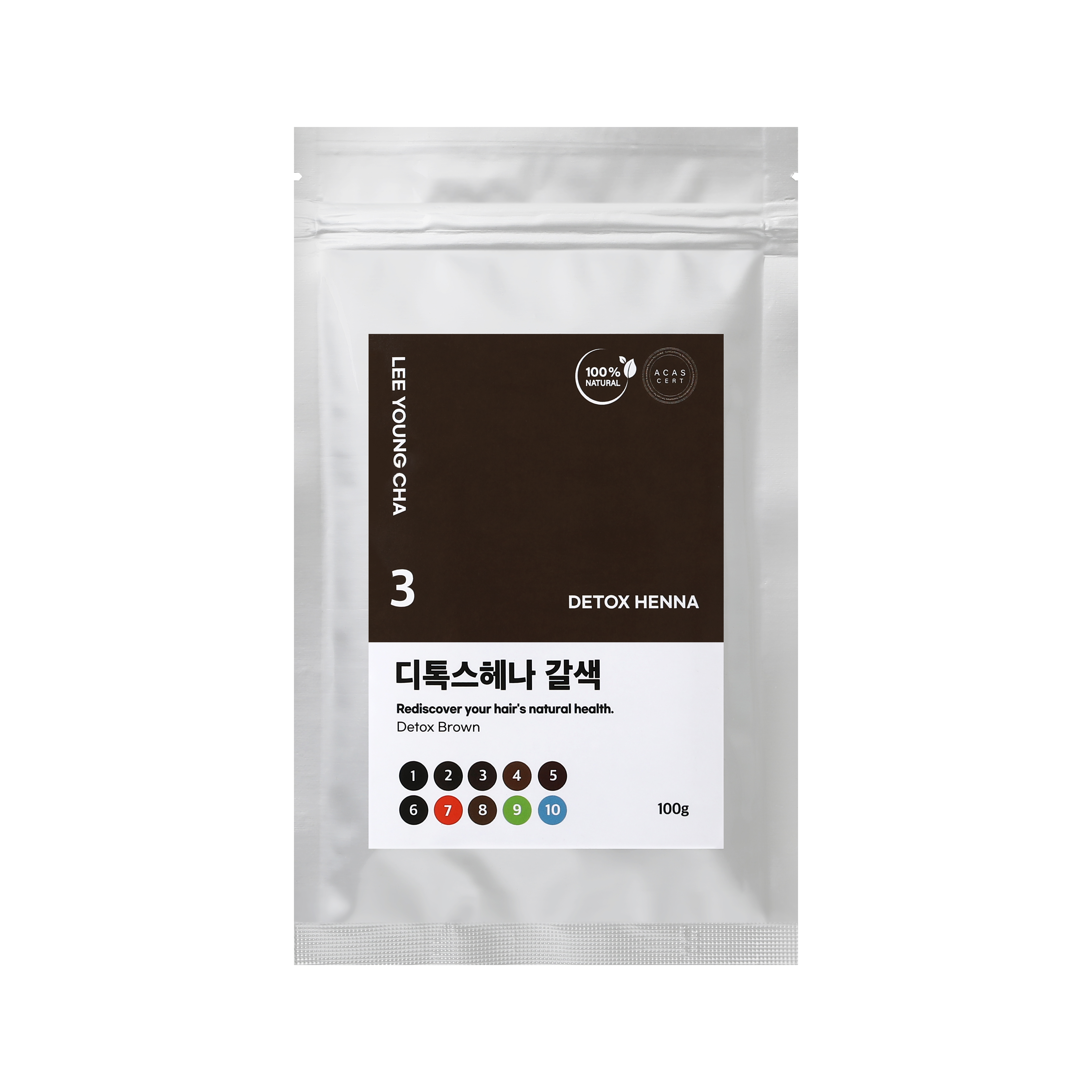 이영차 새치염색 헤나 갈색 100g - 상세 이미지 2