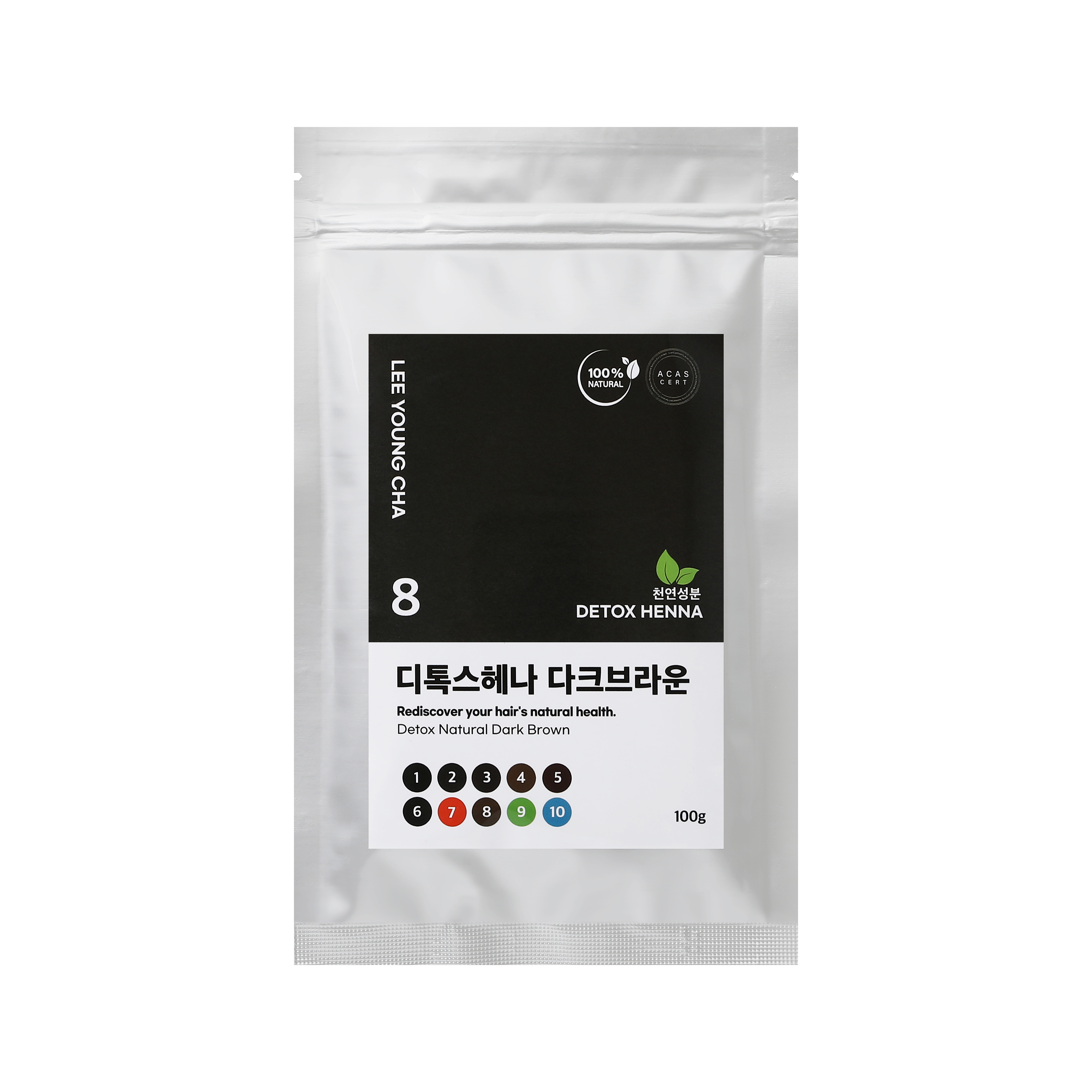 이영차 천연헤나 다크브라운색 100g 이미지 2