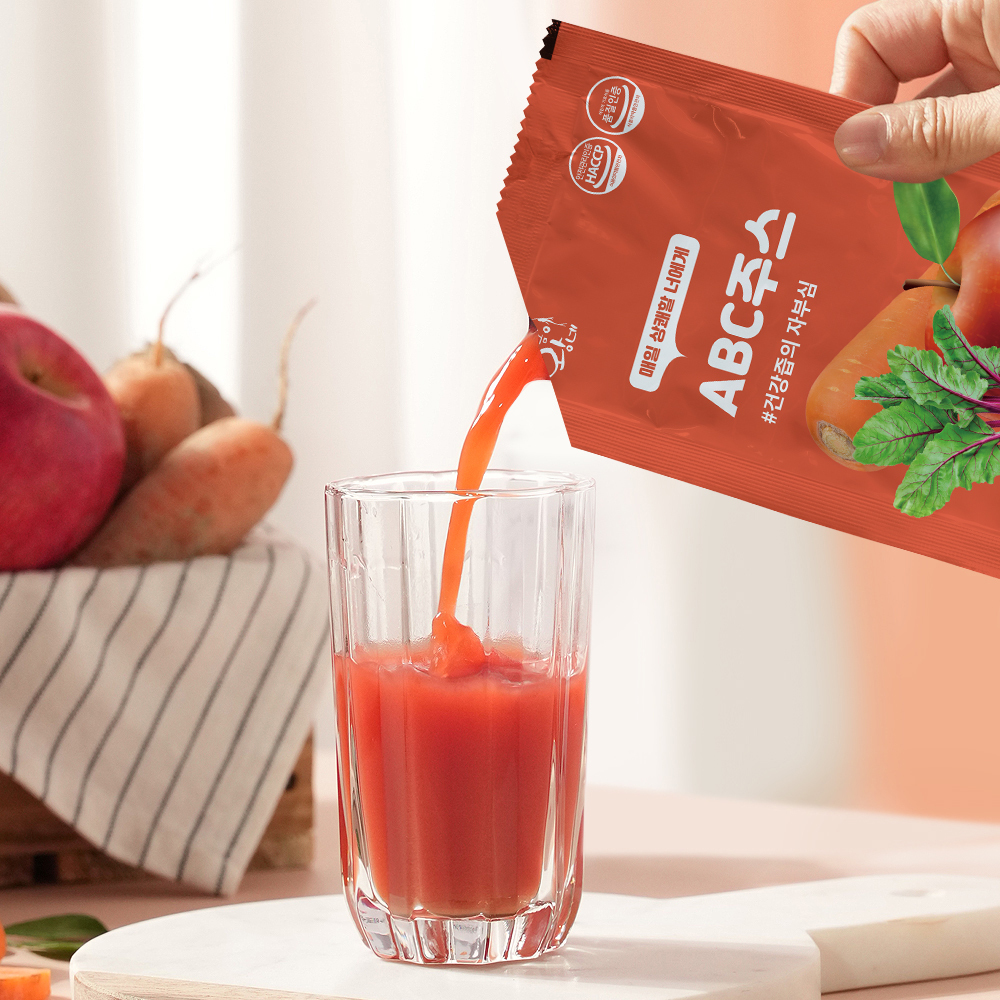 국내산 통째로 갈아만든 ABC쥬스 100ml 30포 생착즙