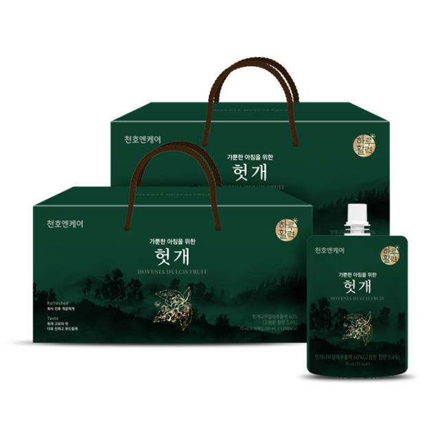 천호엔케어 헛개나무열매 진짜 헛개즙 진액 70ml 30포, 2개