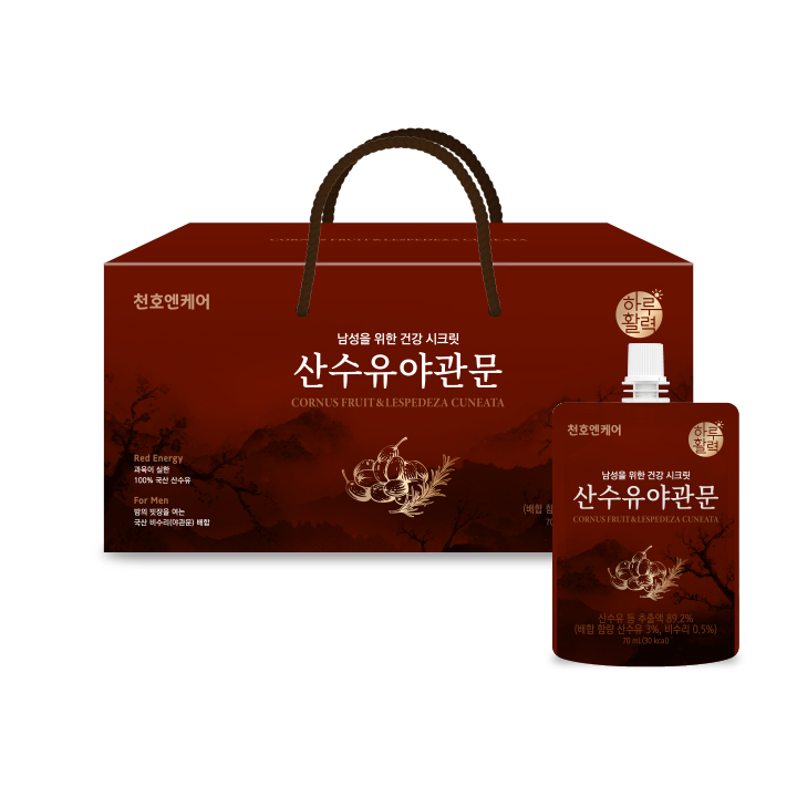 천호엔케어 100% 국산 산수유진액 산수유 야관문 70ml 30포, 1개 이미지 2