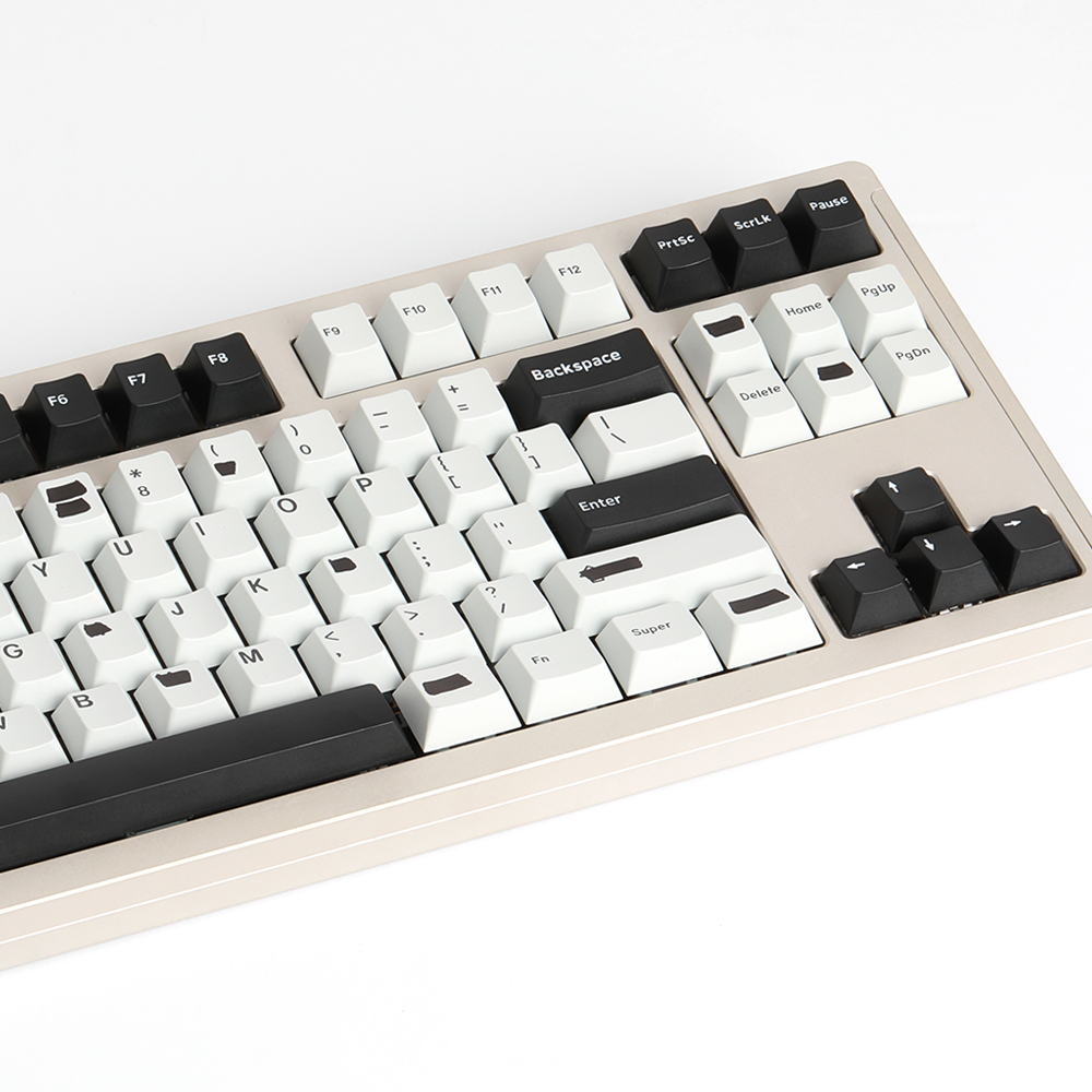 SPM PBT 이중사출 컬러 포인트키캡 16키 키보드 꾸미기 놀이 (06_블랙)