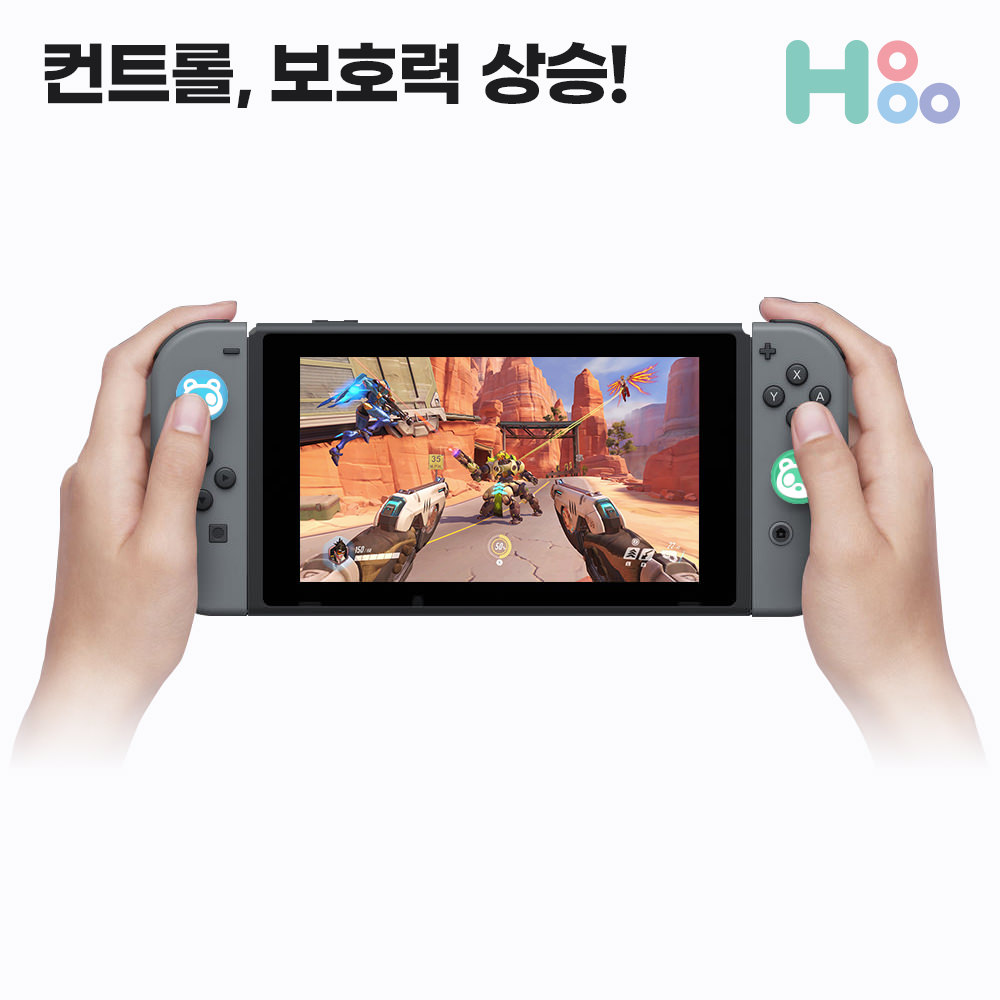 닌텐도스위치조이콘 조이스틱 커버 컨트롤러 키 캡 OLED 라이트 알로하 - 상세 이미지 2